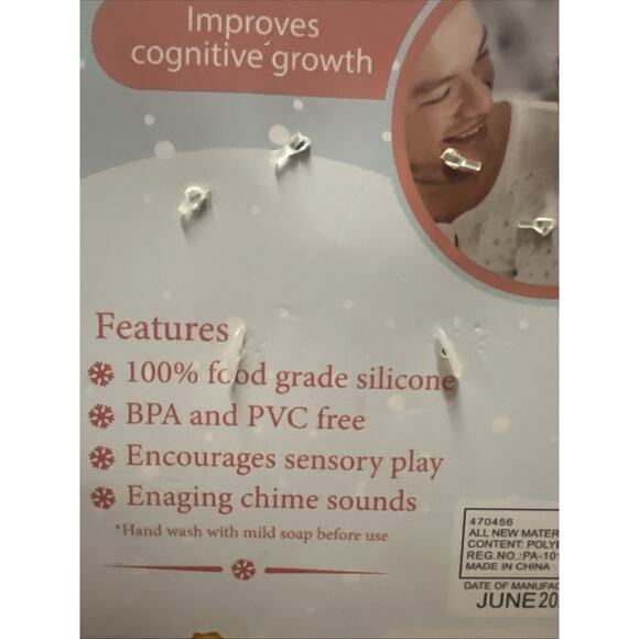 Sunny Days Christmas Tree Chimes Multi Textures Massage Gums - Picture 4 of 4